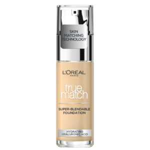 L'Oreal Paris True Match Liquid Foundation with SPF and Hyaluronic Acid 30ml (เฉดสีต่างๆ) - Golden Ivory