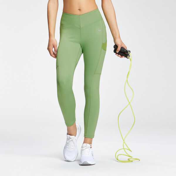 MP Damen Tempo 7/8 Repreve®Leggings - Apfelgrün - XS