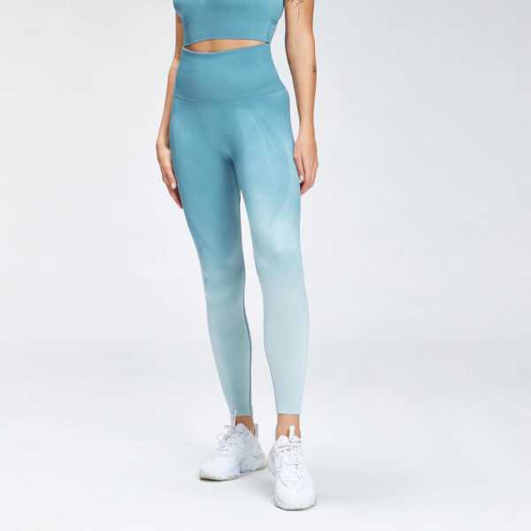 MP Damen Velocity Nahtlose Leggings - Ozeanblau - S