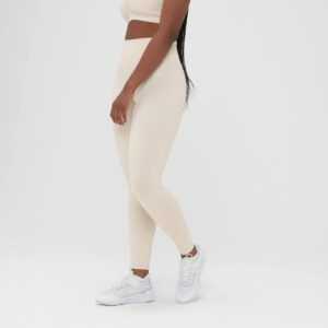 MP Damen Washed Nahtlose Leggings - Ecru - XL