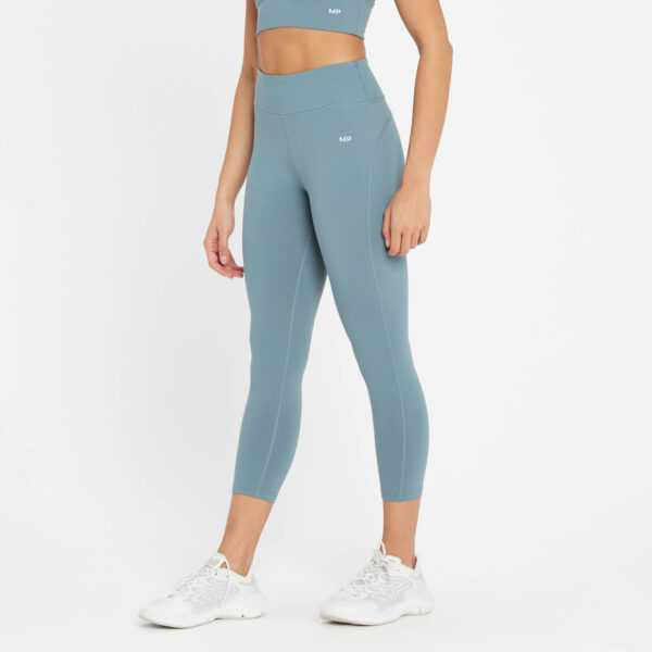 MP Women's Power 3/4 Leggings - Pebble Blue - XS