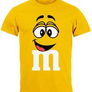 MoonWorks Print-Shirt Herren T-Shirt Fasching Karneval M Aufdruck Gruppen- Kostüm Verkleidun mit Print