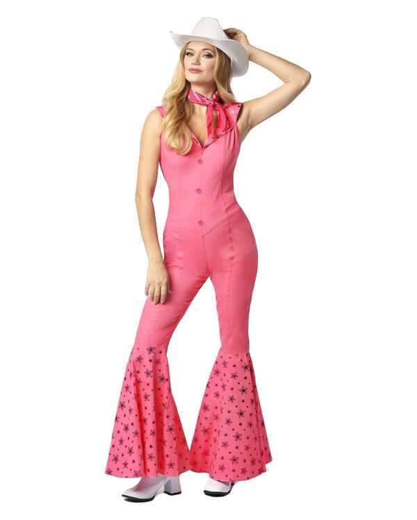 Pinkes Cowgirl Doll Kostüm für Fasching & Karneval S