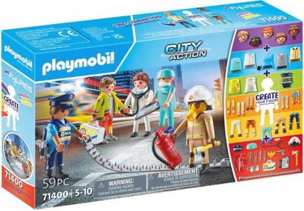 Playmobil® Konstruktions-Spielset City Action, Rescue (71400), My Figures, (59 St)