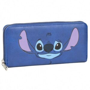 Sarcia.eu Geldbörse Stitch Disney - Große Damen-Geldbörse mit Reißverschluss, 20x10 cm