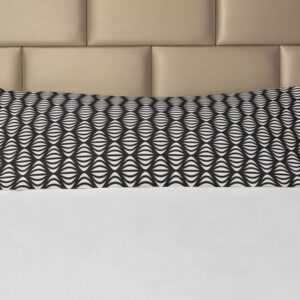 Seitenschläferkissenbezug Deko-Akzent Langer Kissenbezug, Abakuhaus, Abstrakt Geometrische Streifen-Design
