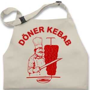 Shirtracer Kochschürze Original Döner Kebab Logo, (1-tlg), Karneval & Fasching