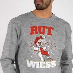 Shirtracer Sweatshirt Rut un Wiess Clown Karneval Köln Rot Weiss (1-tlg) Karneval & Fasching