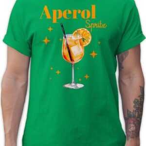 Shirtracer T-Shirt Aperol Spritz Kostüm Aperoli Aperollin Freundin Spritztour Karneval & Fasching