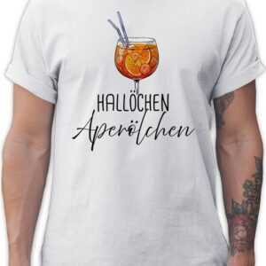 Shirtracer T-Shirt Hallöchen Aperölchen Aperol Spritz Mädelsabend Karneval & Fasching