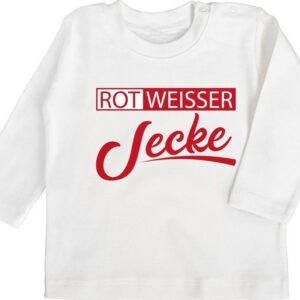 Shirtracer T-Shirt Jecke - weiß/rot Karneval & Fasching