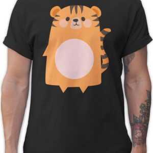 Shirtracer T-Shirt Kostüm Fasching Tiger Karneval & Fasching