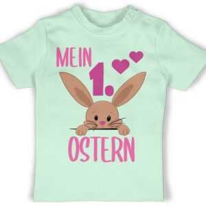 Shirtracer T-Shirt Mein 1. Ostern süßer Hase Ostergeschenke