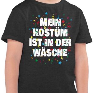 Shirtracer T-Shirt Mein Kostüm ist in der Wäsche Konfetti Karneval & Fasching