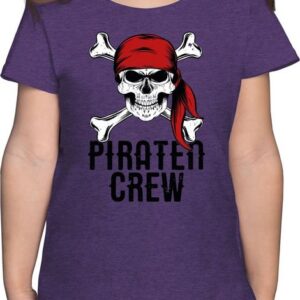 Shirtracer T-Shirt Piraten Crew Karneval & Fasching