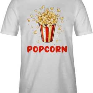 Shirtracer T-Shirt Popcorn Fan Popcornverkleidung Filmliebhaber Pop-Corn Karneval & Fasching