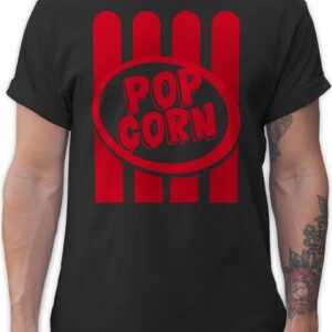 Shirtracer T-Shirt Popcorn Motiv - Witziges Popcorn Kostüm selber machen Karneval & Fasching