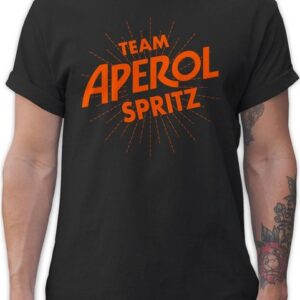 Shirtracer T-Shirt Team Aperol Spritz JGA Mädelsabend Spritztour Aperol Geschenk Karneval & Fasching