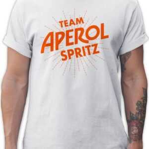 Shirtracer T-Shirt Team Aperol Spritz JGA Mädelsabend Spritztour Aperol Geschenk Karneval & Fasching