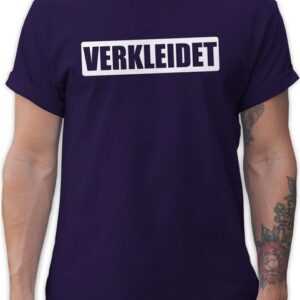 Shirtracer T-Shirt Verkleidet - Faschingskostüm Lustig Ironie - Karneval Outfit - Herren Premium T-Shirt herren tshirt verkleidet - lustige shirts karneval - t shirt kostüm