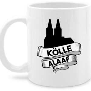 Shirtracer Tasse Kölle Alaaf Kölner Dom - Köln Helau Jecken Jeck, Keramik, Karneval und Fasching Deko