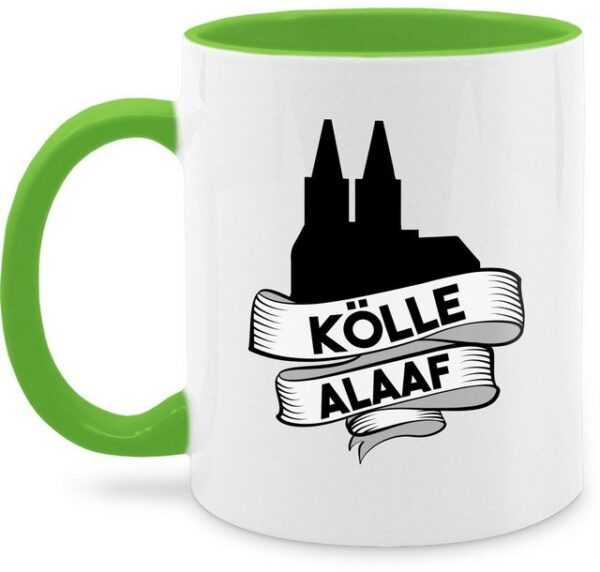 Shirtracer Tasse Kölle Alaaf Kölner Dom - Köln Helau Jecken Jeck, Keramik, Karneval und Fasching Deko