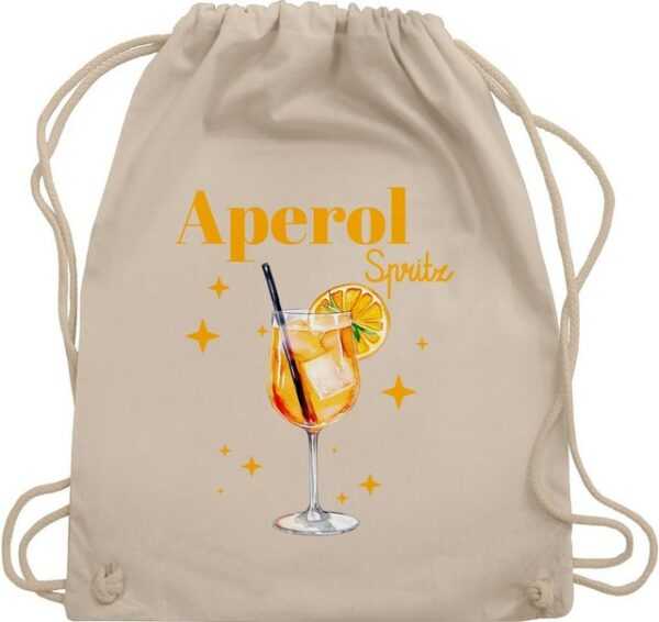 Shirtracer Turnbeutel Aperol Spritz Kostüm Aperoli Aperollin Freundin Spritztour, Karneval & Fasching