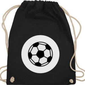 Shirtracer Turnbeutel Glücksbär Fußball Motiv Fuballer Geschenk Soccer, Karneval & Fasching