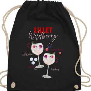 Shirtracer Turnbeutel Lillet Wildberry Rezept Lustiges Geschenk Lilletfan Wildberry Lillet F, Karneval & Fasching