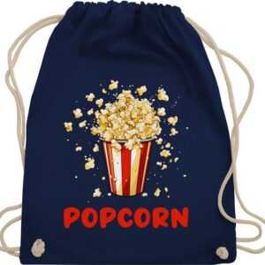 Shirtracer Turnbeutel Popcorn Fan Popcornverkleidung Filmliebhaber Pop-Corn, Karneval & Fasching