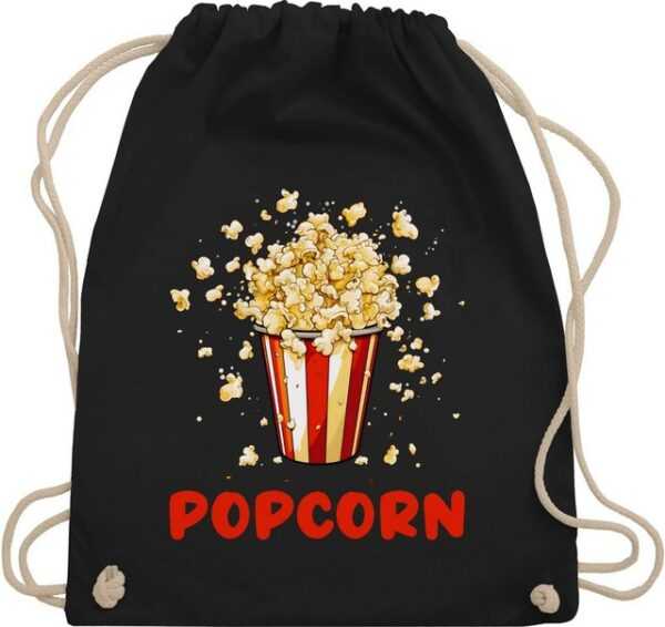 Shirtracer Turnbeutel Popcorn Fan Popcornverkleidung Filmliebhaber Pop-Corn, Karneval & Fasching