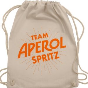 Shirtracer Turnbeutel Team Aperol Spritz JGA Mädelsabend Spritztour Aperol Geschenk, Karneval & Fasching