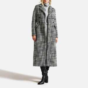 Ted Baker Lio Double Breasted Wool-Blend Coat - UK 16