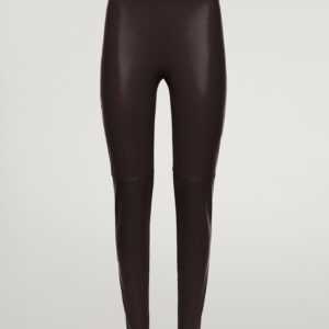 Wolford - Estella Leggings - Kunstleder, Frau, soft cacao, Größe: 34