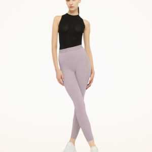 Wolford - Grid Net Leggings, Frau, mauve, Größe: M