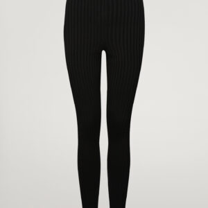 Wolford - Merino Rib Leggings, Frau, black, Größe: L