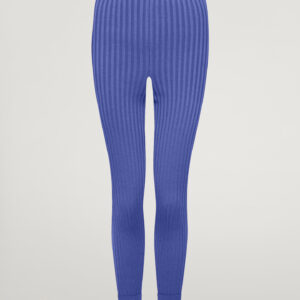 Wolford - Merino Rib Leggings, Frau, iris bloom, Größe: L