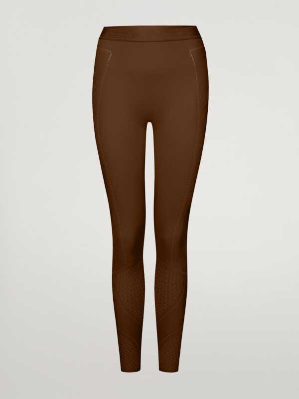 Wolford - Romance Net Leggings, Frau, sugar almond, Größe: L