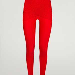 Wolford - Shaping Plisseé Leggings, Frau, barbados cherry, Größe: L