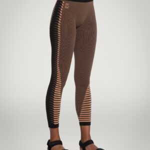 Wolford - Shaping Slit 7/8 Leggings, Frau, caramel/black, Größe: L