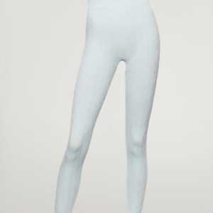 Wolford - Succession Logo Chain Leggings, Frau, light aquamarine/off white, Größe: XS