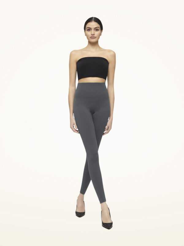 Wolford - The W.O.W. Wonderful Leggings, Frau, titanium, Größe: XS