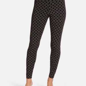 Wolford - W-Print Leggings, Frau, black/desert, Größe: L