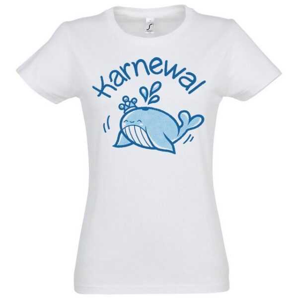 Youth Designz Print-Shirt Karnewal Damen T-Shirt Fasching Karneval Kostüm mit lustigem Spruch