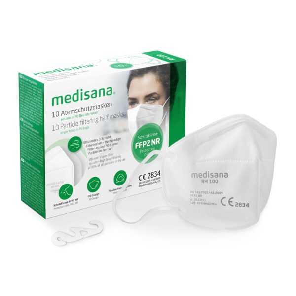 medisana RM 100 Ffp2 Atemschutzmaske Staubmaske Atemmaske - 10 Stück