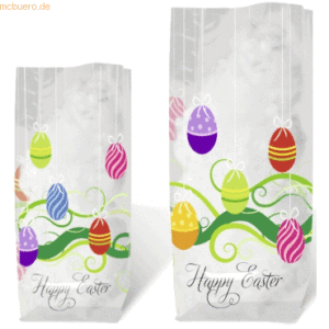 10 x Ludwig Bähr Geschenk-Bodenbeutel Frohe Ostern 14,5x23,5cm