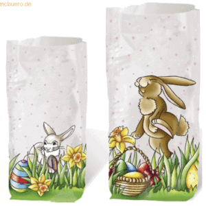 10 x Ludwig Bähr Geschenk-Bodenbeutel Ostern 11,5x19cm