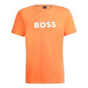 BOSS T-Shirt T-Shirt RN mit großem Markenprint auf der Brust