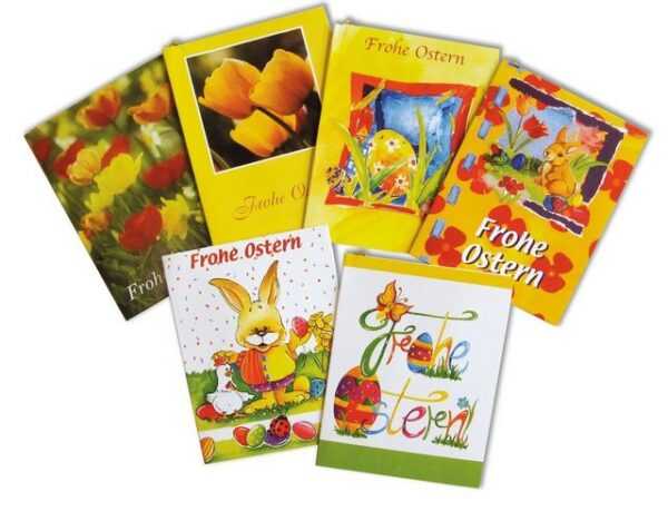 BSB Grußkarten Ostern - Geschenkanhänger - Bundle - 6-ER OSTERANHAENGER-SET