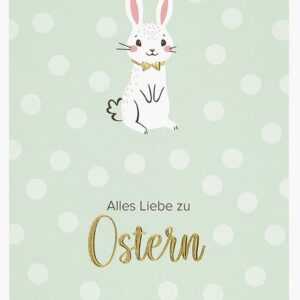 BSB Grußkarten Ostern - Glückwunschkarte im Format 11,5 x 17 cm mit Briefumschlag